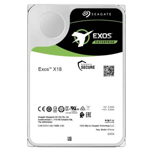 SEAGATE HDD INTERNO 3,5" EXOX 18TB SAS IPERSCALE SATA6 7200RPM 256Mb CACHE ** RICONDIZIONATO **
