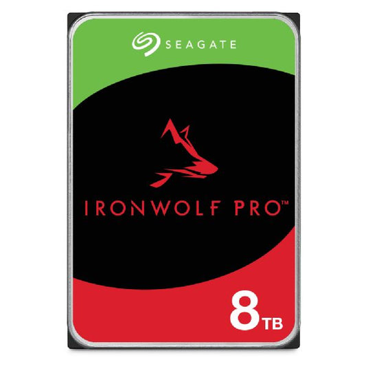 Seagate IronWolf Pro ST8000NT001 8TB 7200RPM 256MB 3.5" Serial ATA III Internal Hard Drive