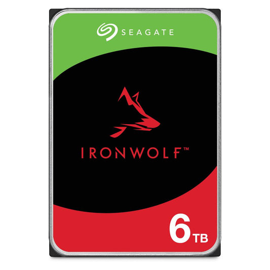Seagate IronWolf ST6000VN006 6TB 5400RPM 256MB 3.5" Serial ATA III Internal Hard Drive