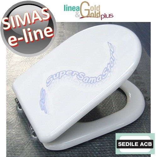 Simas E-LINE toilet seat and lid - ACB GOLD line