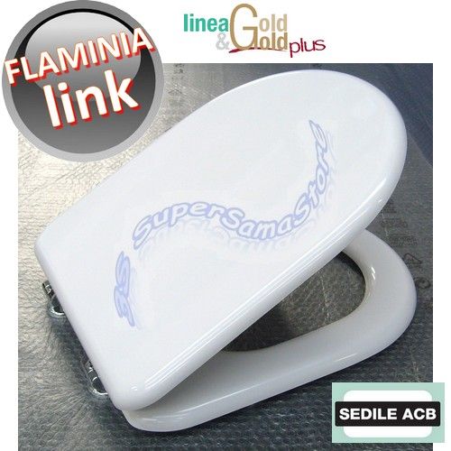 Flaminia LINK toilet seat and lid - ACB brand, GOLD line