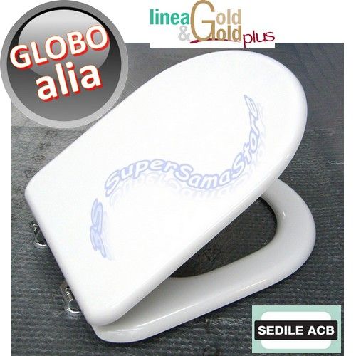 ALIA Ceramica Globo toilet seat - ACB brand, GOLD line