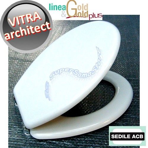 Vitra ARCHITECT toilet seat with wooden core - ACB GOLD line