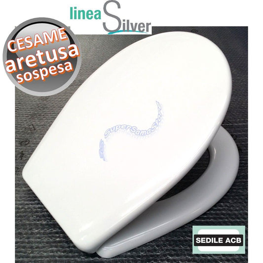 ARETUSA wall-hung CESAME thermoset toilet seat - ACB Ercos