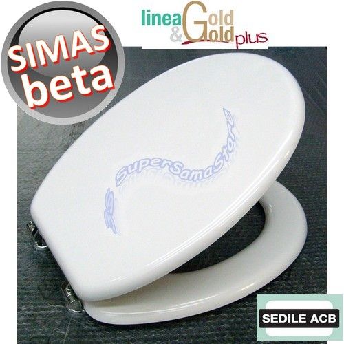 Simas Beta Toilet Seat - ACB Ercos GOLD Line