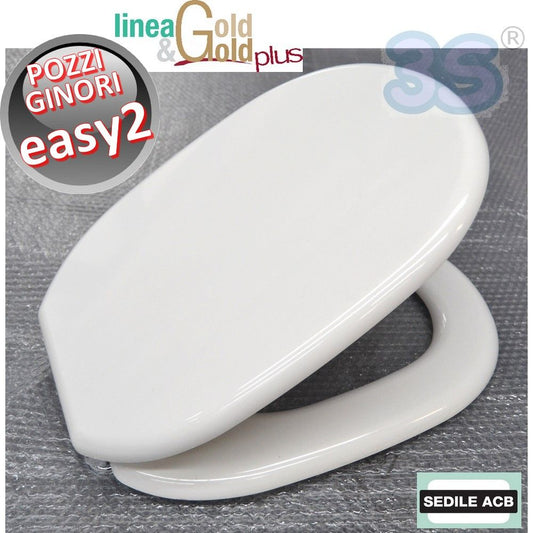EASY.02 toilet seat from Pozzi Ginori - ACB Ercos Gold line