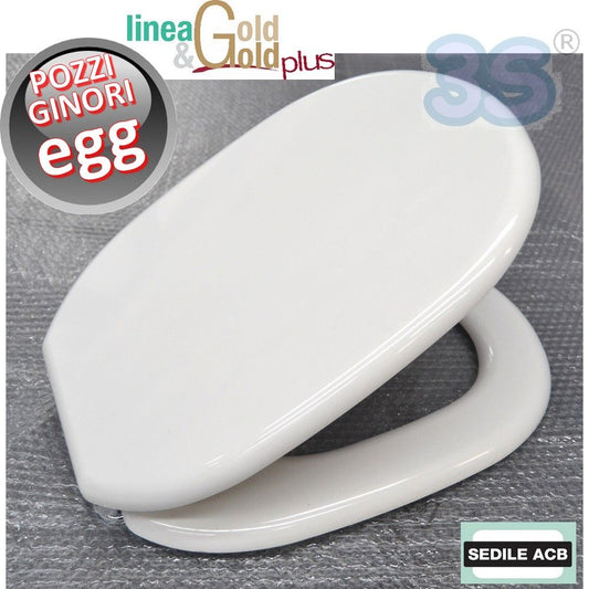 Pozzi Ginori EGG toilet seat - ACB Ercos Gold line