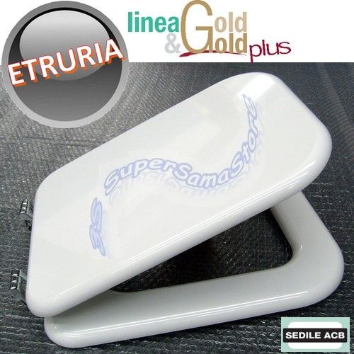 ETRURIA toilet seat by Ceramiche Etruria - ACB brand, GOLD line