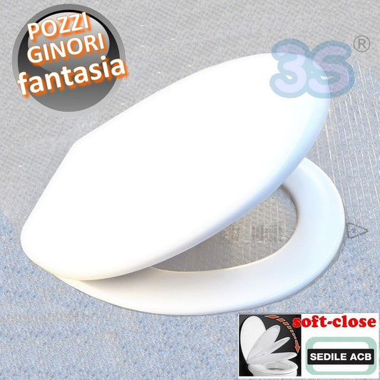 FANTASIA Pozzi Ginori Soft Close Thermoset Toilet Seat - ACB Ercos