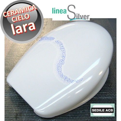 LARA Ceramica Cielo thermosetting toilet seat - ACB Ercos