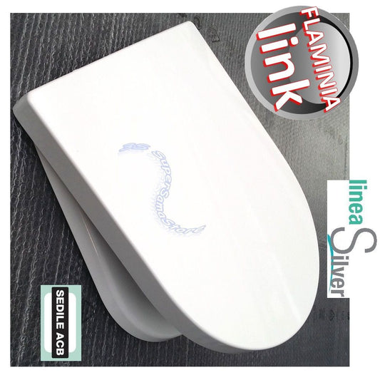 Flaminia LINK thermosetting wrap-around toilet seat - ACB Ercos