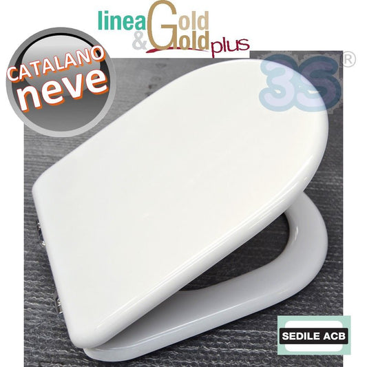 NEVE Catalano toilet seat with wooden core - ACB GOLD line
