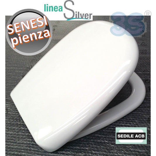 PIENZA Senesi wraparound thermoset toilet seat - ACB Ercos