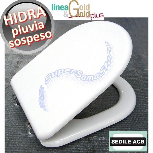 PLUVIA wall-hung toilet seat by Hidra - ACB brand, GOLD line
