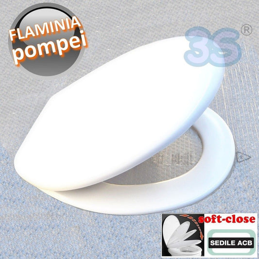 POMPEI Flaminia Soft Close Thermoset Toilet Seat - ACB Ercos