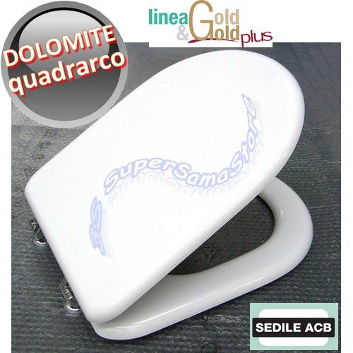 QUADRARCO Dolomite Ceramics toilet seat - ACB brand, GOLD line