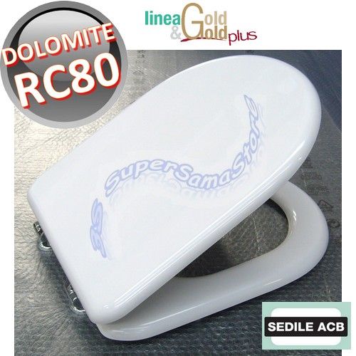 RC80 Dolomite Ceramic Toilet Seat - ACB Brand, GOLD Line