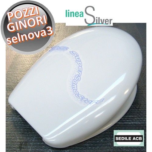 SELNOVA 3 thermoset toilet seat by Pozzi Ginori - ACB Ercos