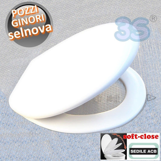SELNOVA Pozzi Ginori Soft Close Thermoset Toilet Seat - ACB Ercos