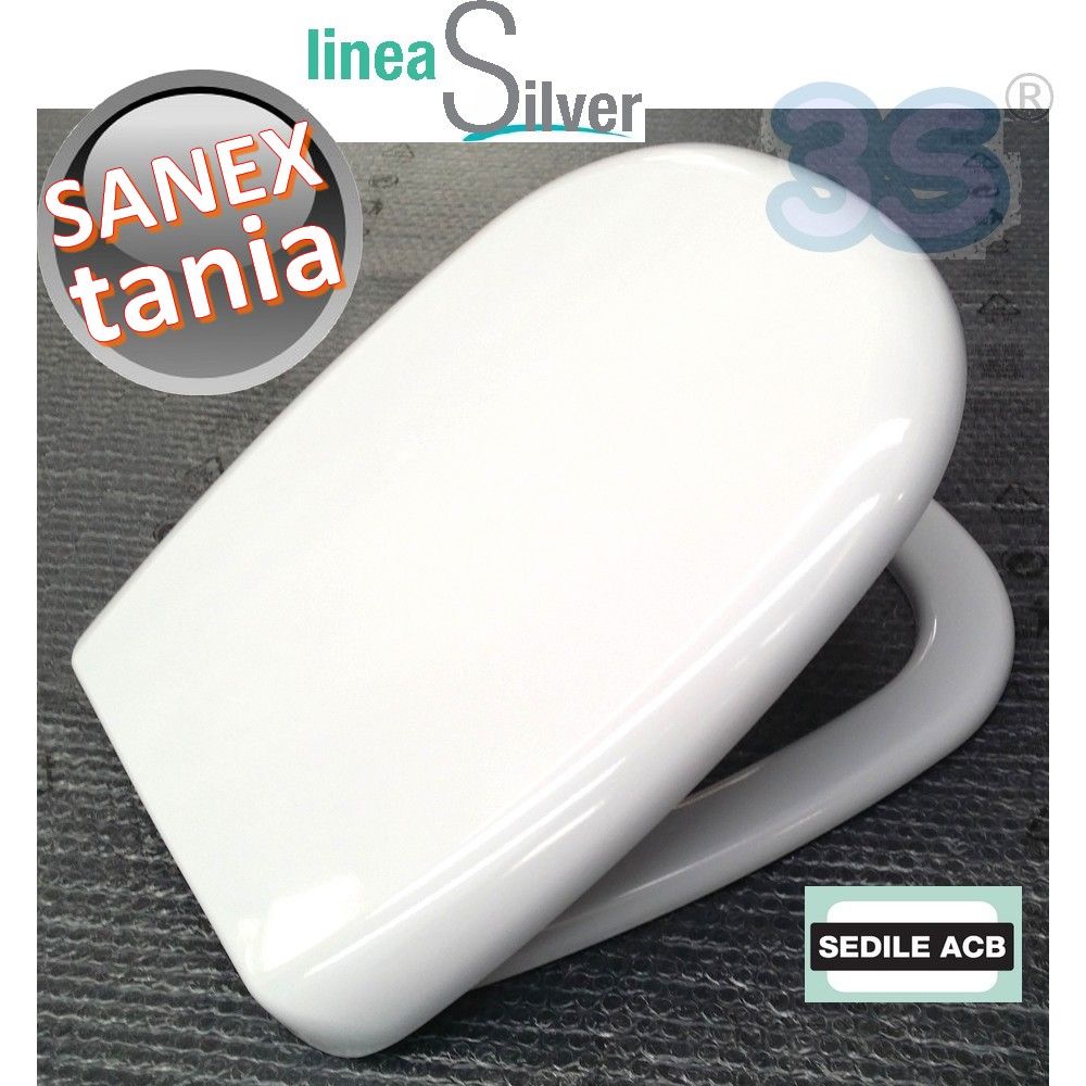 Sanex TANIA thermosetting wrap-around toilet seat - ACB Ercos