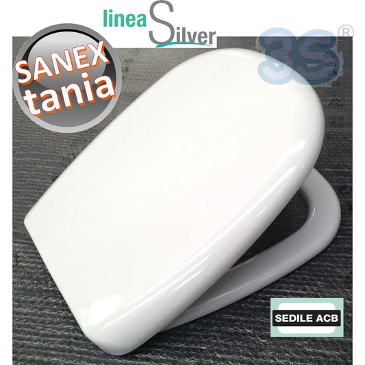 Sanex TANIA thermosetting wrap-around toilet seat - ACB Ercos