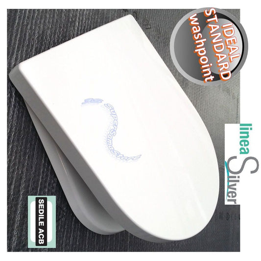 Ideal Standard WASHPOINT thermosetting wrap-around toilet seat - ACB Ercos