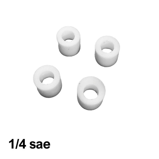 Set of 4 replacement gaskets for 1/4'' SAE TEFLON hose whips