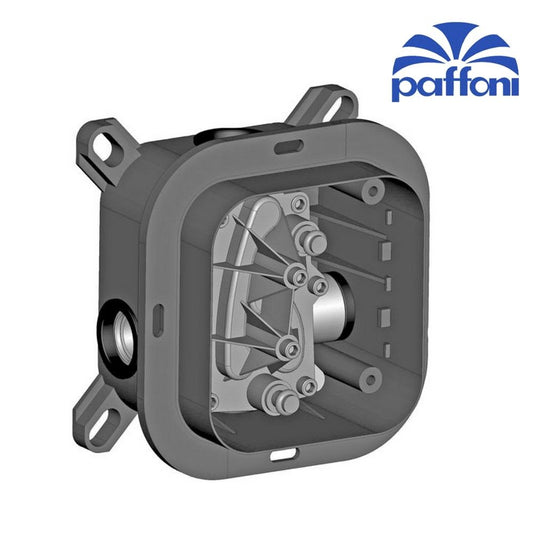 Universal built-in set for Paffoni shower mixers complete with built-in body and box