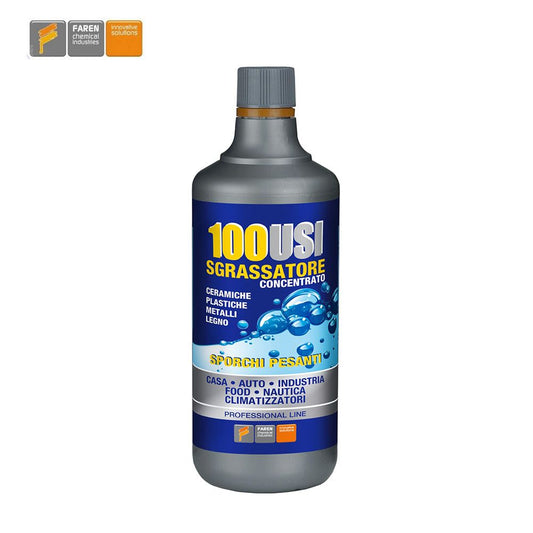 Sgrassatore professionale multiuso flacone 1 Lt per qualsiasi superficie - 100 USI Faren