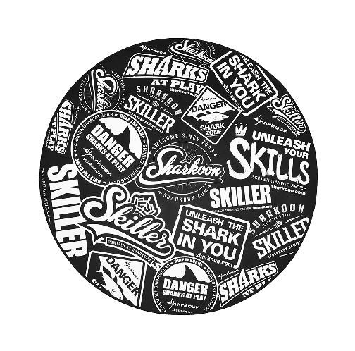 SHARKOON GAMING CHAIR MAT SFM10, DIAMETER 120 CM, THICKNESS 5 MM, NON-SLIP BASE, POLYESTER