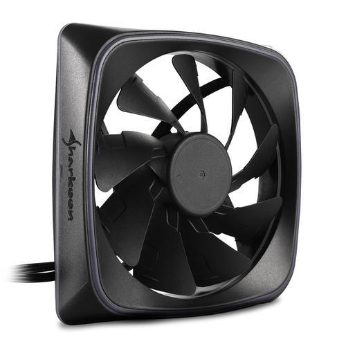 SHARKOON RGB CASE FAN SHARK LIGHTS, 1000 RPM, 3-PIN CONNECTOR, 12V, 45CM CABLE LENGTH