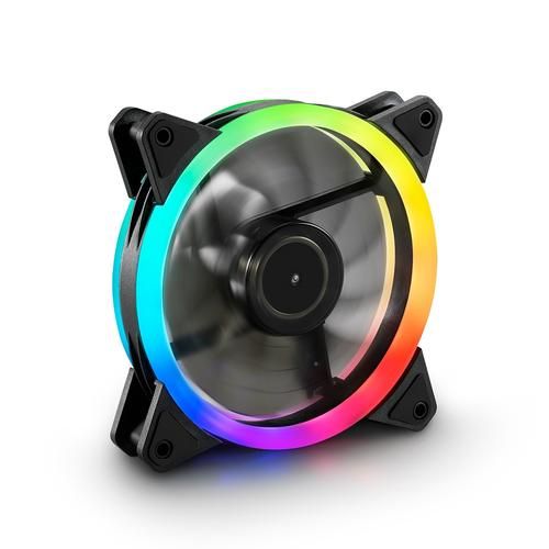 SHARKOON SHARK BLADES RGB CASE FAN, 1200 RPM, 3-PIN CONNECTOR, 12V, 45CM CABLE LENGTH