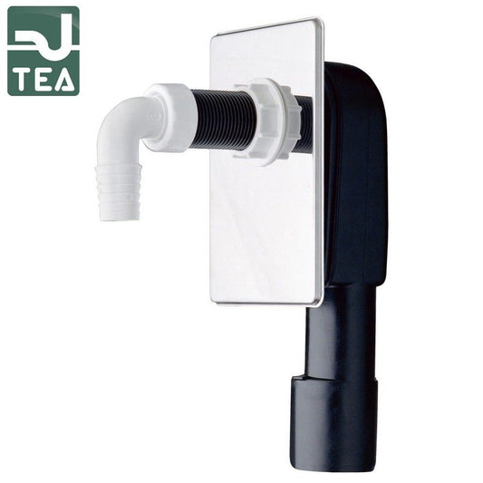 Sifone incasso lavatrice lavastoviglie con piastra inox - TEA Calimero