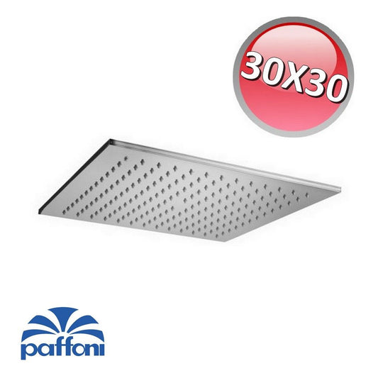 30x30 cm square shower head - Syncro King Paffoni