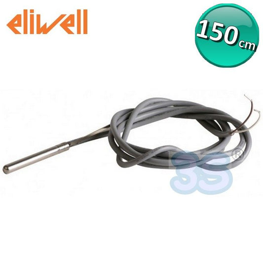 150 cm NTC probe with steel tube for Eliwell regulators
