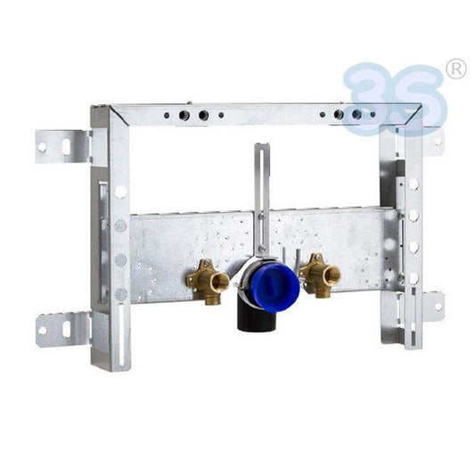 Wall-hung bidet support bracket with fittings - EASYFIX