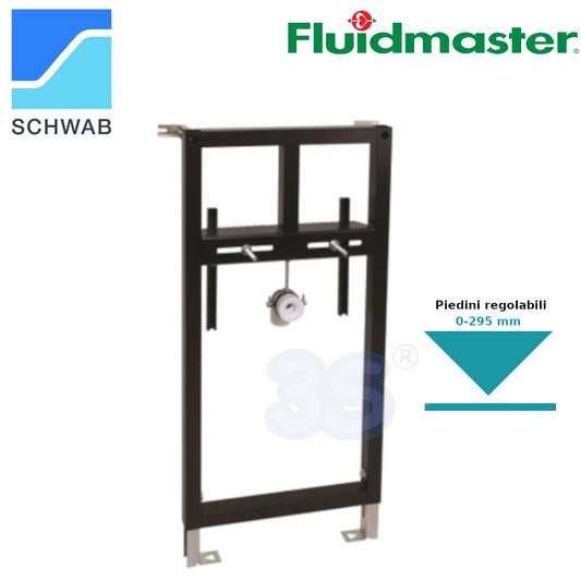 Staffa di supporto per lavabo sospeso pareti prefabbricate, in cartongesso o in muratura - SCHWAB