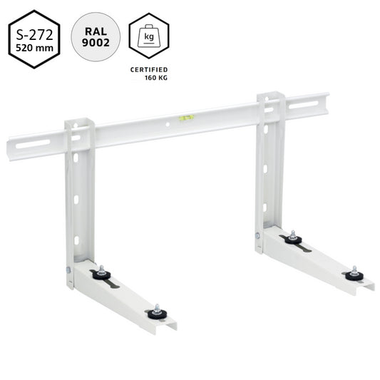 STAFFA UNITÀ ESTERNA CLIMATIZZATORE - BRACCI 52 CM - PORTATA 160 Kg