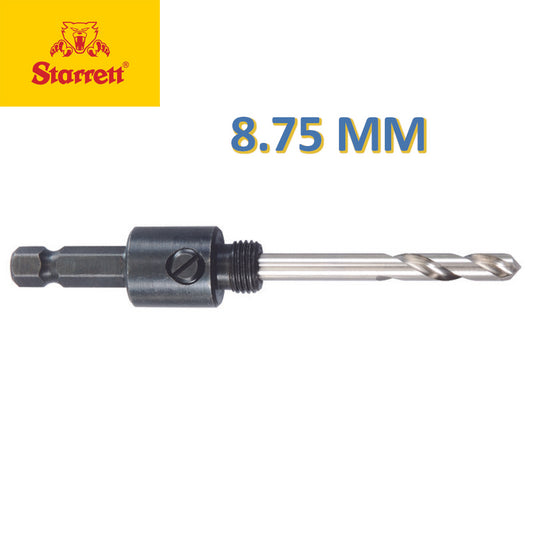 STARRET ALBERO PER SEGA A TAZZA CON PUNTA PILOTA 6,35 MM 1/4'' GAMBO ESAGONALE 8,75 MM