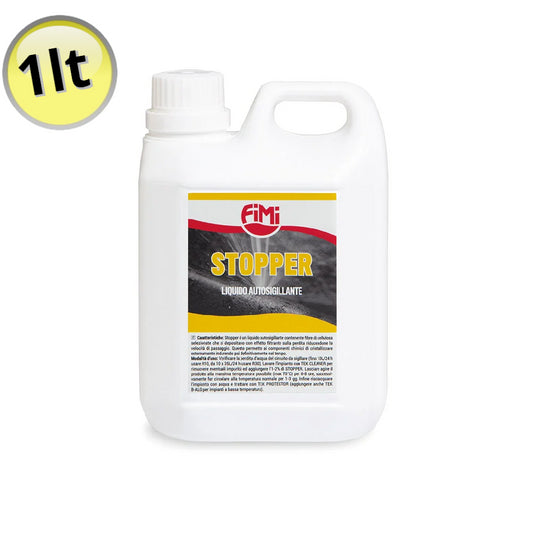 STOPPER TURAFALLE LIQUIDO AUTOSIGILLANTE PER CALDAIE, CALORIFERI E TUBAZIONI - TANICA 1 LITRO