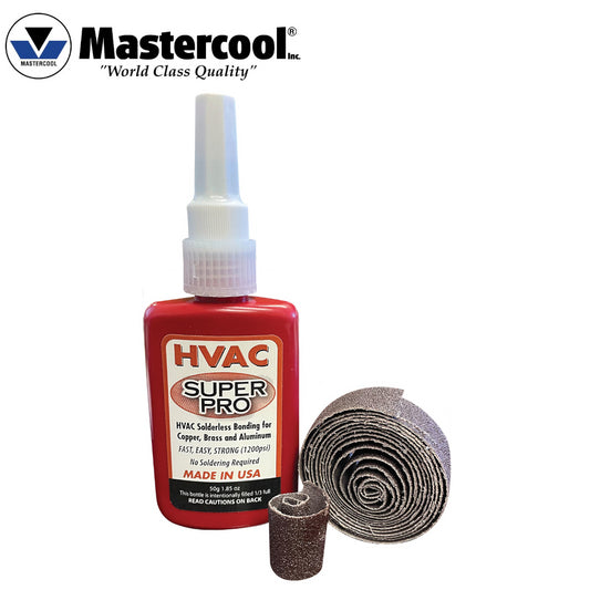 SUPER PRO KIT MASTERCOOL GLUE 50g FOR FLAMELESS COLD WELDING OF COPPER AND BRASS