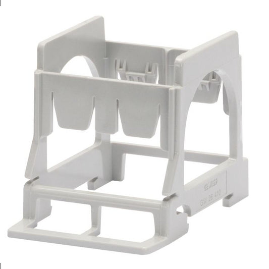 Supporto per montaggio frutti Gewiss System su guida DIN - 2 posti