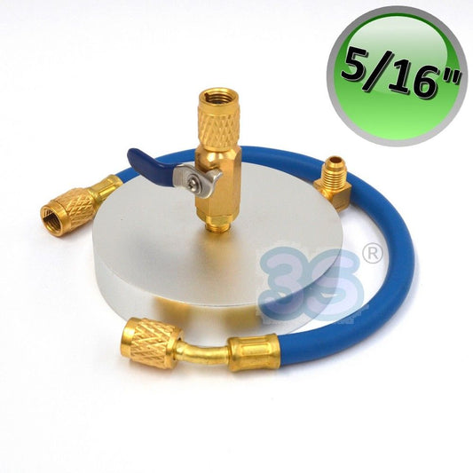 Plate support for 1 kg cylinder, 5/16 connection - with hose
