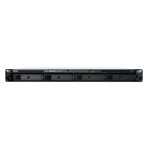 SYNOLOGY NAS RACK 4BAY 2.5"/3.5" SSD/HDD SATA, AMD RYZEN R1600 2CORE  2,6GHz, 2GB DDR4 ECC, 2xGIGABI