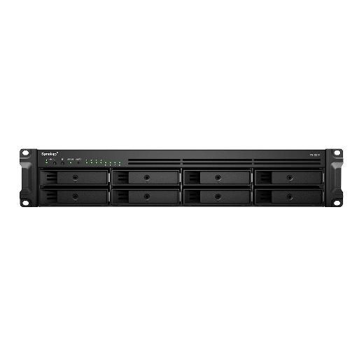 SYNOLOGY NAS RACK 8BAY 2.5"/3.5" SSD/HDD SATA, 2xSSD M.2 SATA, AMD RYZEN V1500B 4CORE 2.2 GHz, 4GB SODIMM DDR4 ECC (UP TO 32GB),