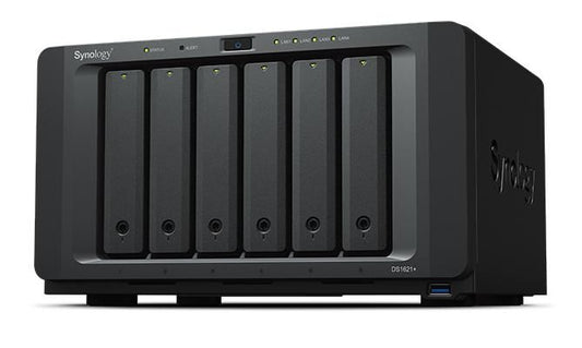SYNOLOGY NAS TOWER 6BAY 2.5"/3.5" SSD/HDD SATA, 2xSSD NVME M.2 2280, AMD RYZENTM V1500B 4CORE 2.2 GHz, 4GB SODIMM DDR4 ECC (UP T