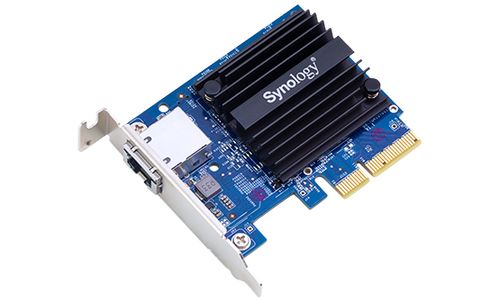 SYNOLOGY SCHEDA ADD-IN 10GBASE-T/NBASE-T HIGH SPEED PORTA SINGOLA, 1xRJ-45, SUPPORTI IEEE 802.3AN/BZ (10GBASE-T/NBASE-T) E 3x802