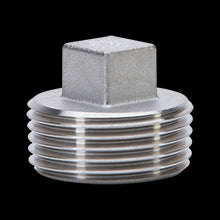 Tappo con bordo 3/4'' maschio in ghisa malleabile zincato