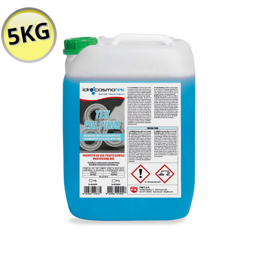 TEK CAL FUMI DISINCROSTANTE DETERGENTE PER SCAMBIATORI DI CALORE LATO FUMI - TANICA 5 KG