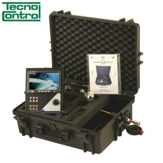 Color video monitor camera for drain and flue inspections - TL150FO Tecnocontrol